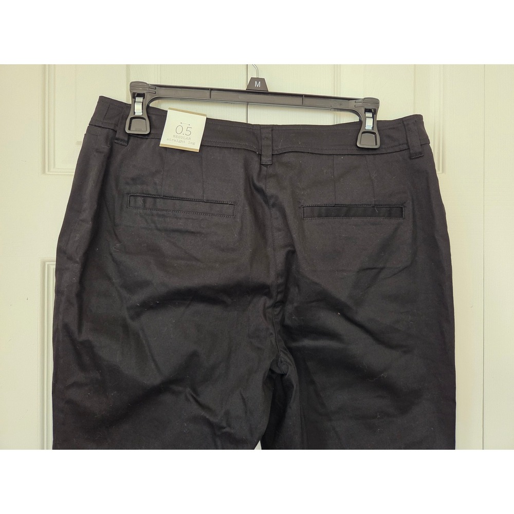 Chico's McKenna Straight Leg Pant Womens 0.5 Black NWT $55 - Picture 4 of 6